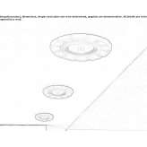 Semi-recessed round reflector Butthard