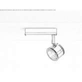 Regulowany reflektor LED Cornaux
