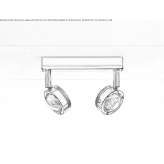 Regulowany reflektor LED Cornaux