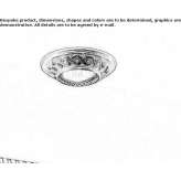 Semi-recessed round reflector Butthard