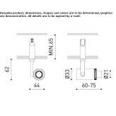 Adjustable aluminum LED ceiling spotlight Paty