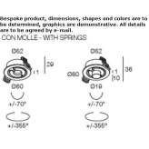 Recessed, adjustable reflector Toijala