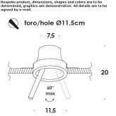 Metal recessed LED spotlight with dimmer Markyate