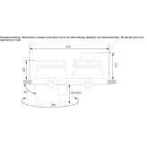 Multi-point recessed LED spotlight Kumukh