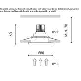 Aluminum recessed LED reflector Kutjevo