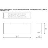 Rectangular aluminum LED reflector Buces