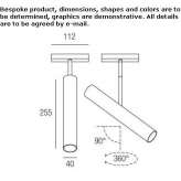 Adjustable LED projector Glenboig