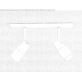 Multi-point metal LED ceiling spotlight Trodica