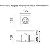 Adjustable aluminum LED reflector Sebes