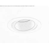 Recessed, adjustable metal LED spotlight Weerberg