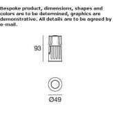 Aluminum recessed LED reflector Arachova