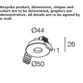 Round recessed reflector Pasareni