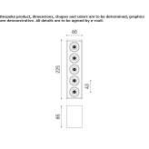 Wielopunktowy reflektor aluminiowy LED Ringsend