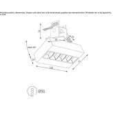 Recessed multi-bulb aluminum LED spotlight Flatonia