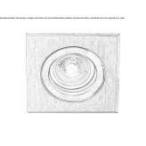 Aluminiowy reflektor LED do wbudowania Muna