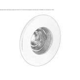 Modern, recessed, dimmable aluminum LED spotlight Plourivo