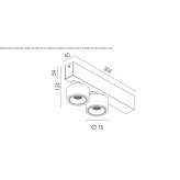 Aluminum LED reflector with many adjustment options Chiochis