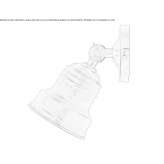 Adjustable brass reflector Urucui