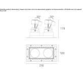 Recessed LED spotlight Beizama