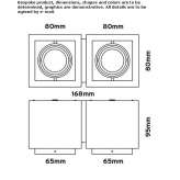 Multi-point steel ceiling spotlight Ulmen