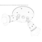 Adjustable ceramic ceiling spotlight Bodoc