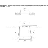 Round, recessed aluminum reflector Carfin