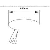 Adjustable aluminum reflector with dimmer Birdwell