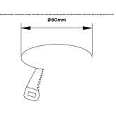 Round, recessed aluminum reflector Caraman