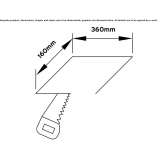 Multi-point, recessed aluminum reflector Aalter