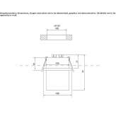 Round, recessed aluminum reflector Carfin