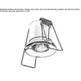 Round recessed LED spotlight Baga