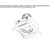 Recessed, adjustable LED spotlight Saerbeck