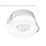 Round recessed LED spotlight Yelm