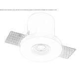 Recessed LED ceiling spotlight Bourlon