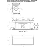 Reflector housing made of plasterboard Vargon