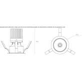 Round aluminum LED reflector Aberdeen