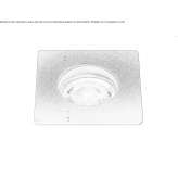 Recessed square LED spotlight Chalkida