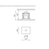 AirCoral® LED recessed spotlight with dimmer Lovas