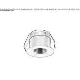 Round recessed LED spotlight Yelm