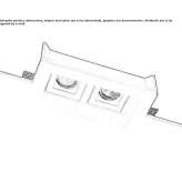 AirCoral® recessed LED spotlight Lovas