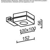 Aluminum LED spotlight for wall mounting Copkoy