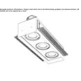 Multi-point recessed LED spotlight Saerbeck