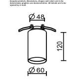 Aluminum LED ceiling spotlight Tomsino