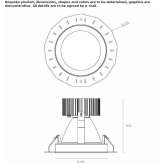 Round recessed LED spotlight Aberdeen