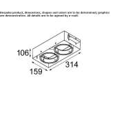 Recessed ceiling spotlight Esgueira