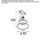 Recessed LED spotlight Shadwell