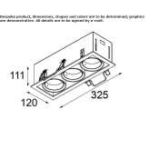 Recessed ceiling spotlight Lochearn