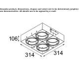 Recessed ceiling spotlight Esgueira