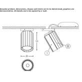 Adjustable aluminum reflector Torbali