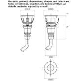 Aluminum recessed LED reflector Loches